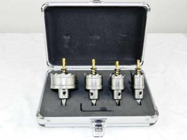 【設備工事に最適】超硬ホルソー 設備用 4pcsセット (22・28・35・50mm) 拍卖