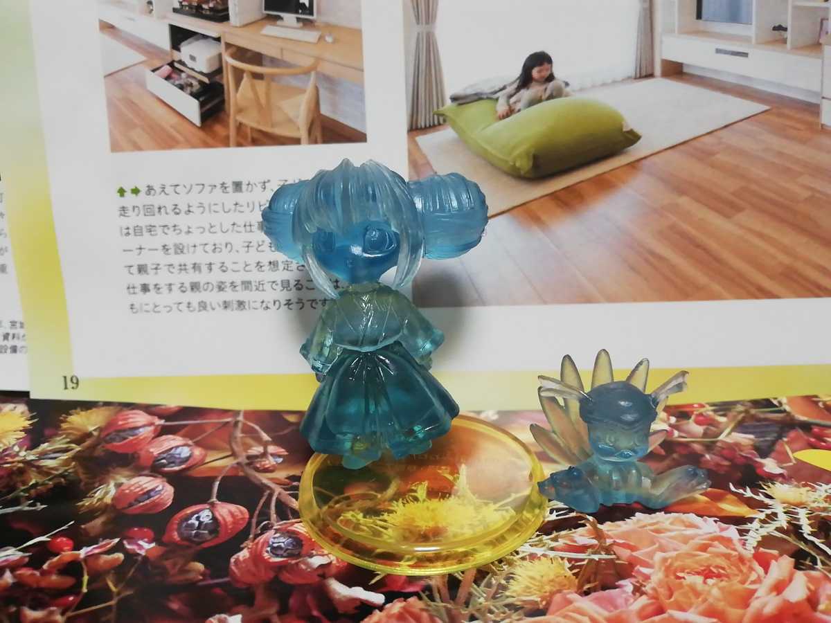 08-2 リシュ&コカ「まもって守護月天! リアルフィギュアコレクション」 クリアブルー拍卖
