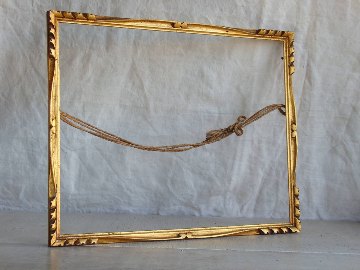 jadisフランスアンティーク フレーム ゴールド 額縁 壁掛け 西洋 ディスプレイ ウォール 壁掛け フレンチ 雑貨 デコ拍卖