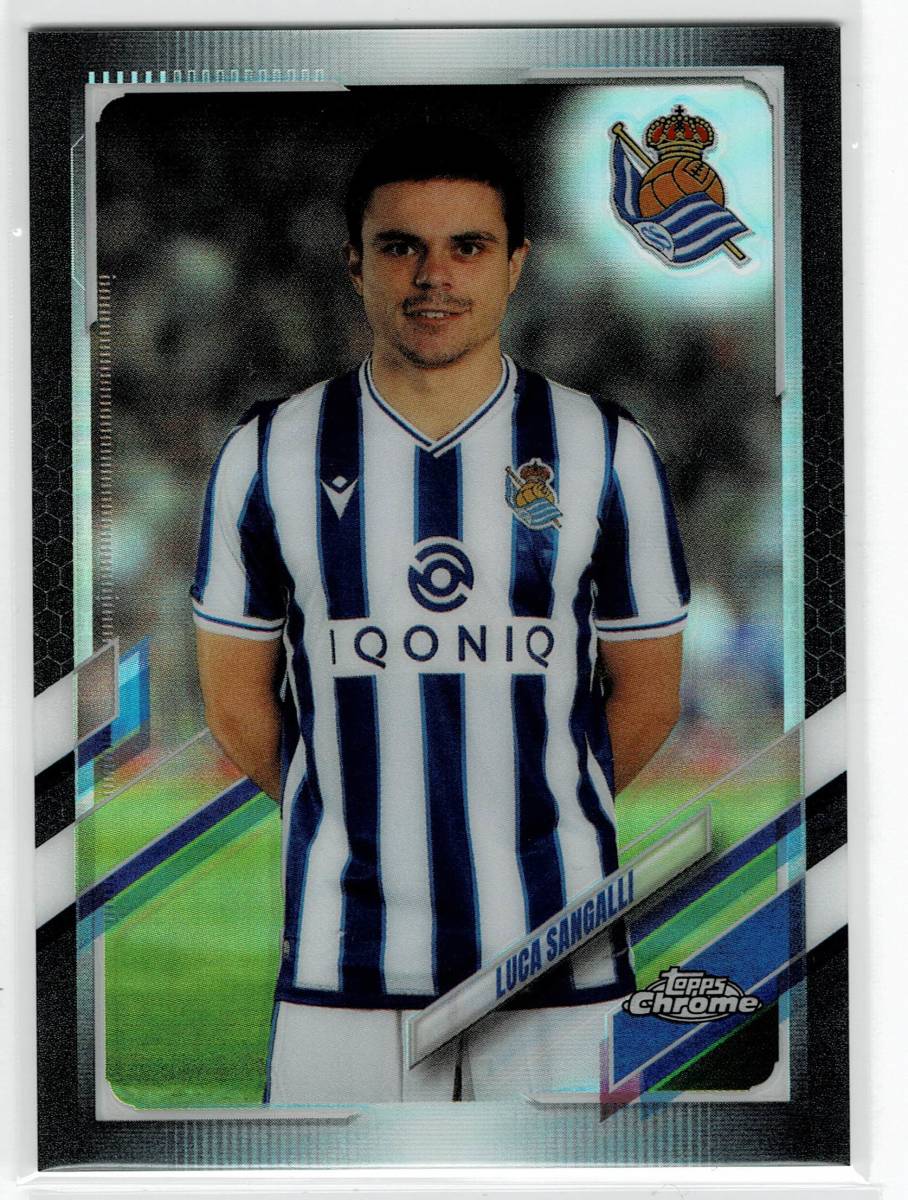 2020-21 Topps Chrome Real Sociedad Luca Sangalli Black Refractor /15拍卖