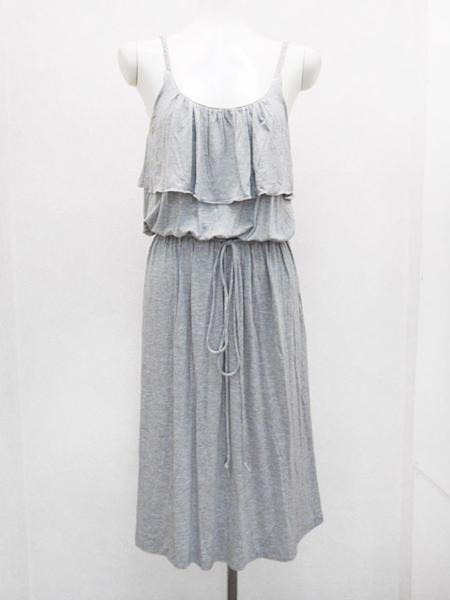 Lani フリルワンピース 灰色グレー レディースM / LAラニー女性サマードレスTシャツ拍卖
