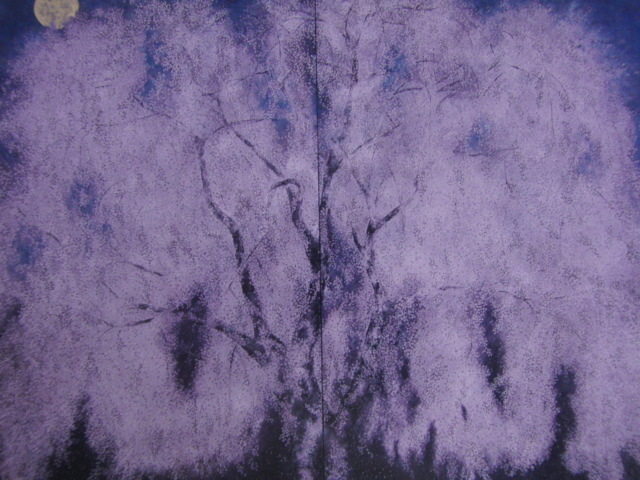 田島奈須美、【春宵】、希少な額装用画集より、新品額装付、状態良好、送料込み、日本人画家拍卖