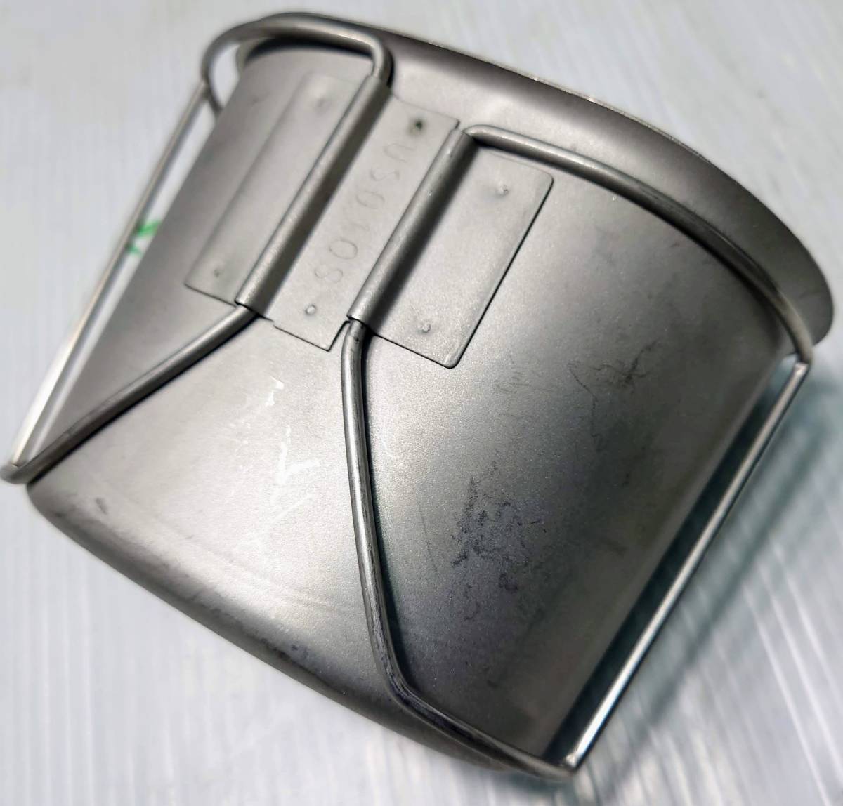 米軍放出 2001 1qt ステンレス キャンティ―ン カップ U.S 刻印 QS. 拍卖