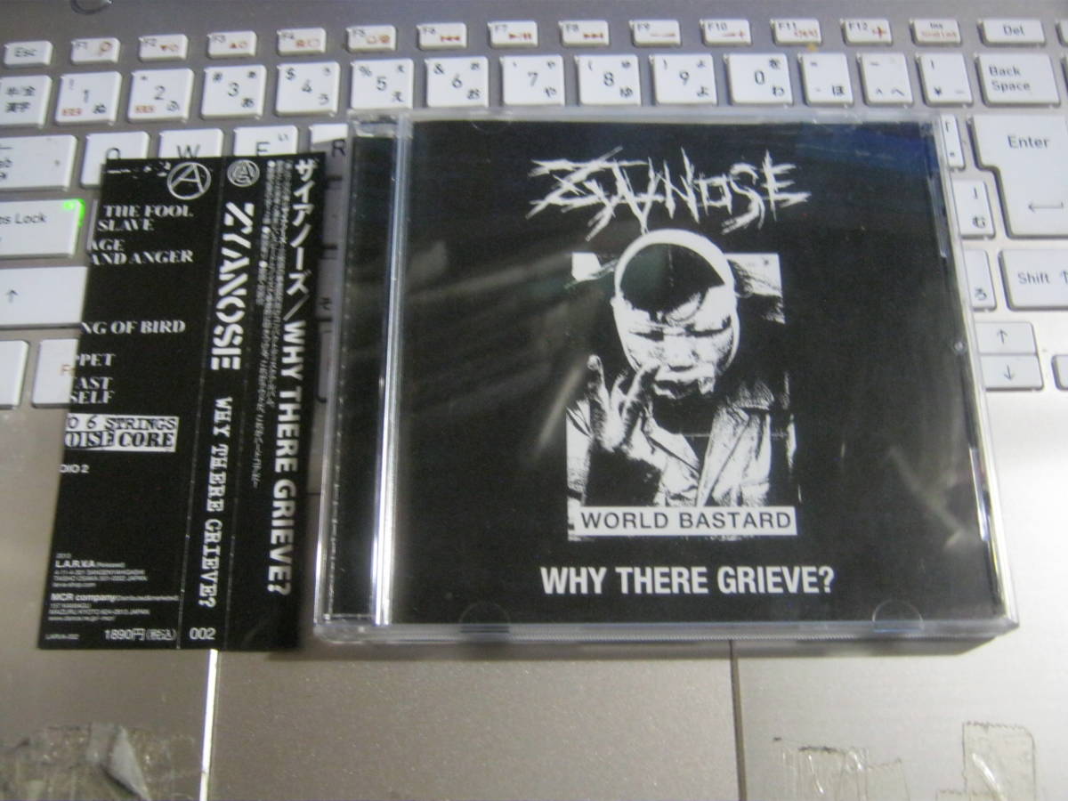 ZYANOSE ザイアノーズ / WHY THERE GRIEVE? 帯付CD DUTCH CRUST NOISE CORE 拍卖