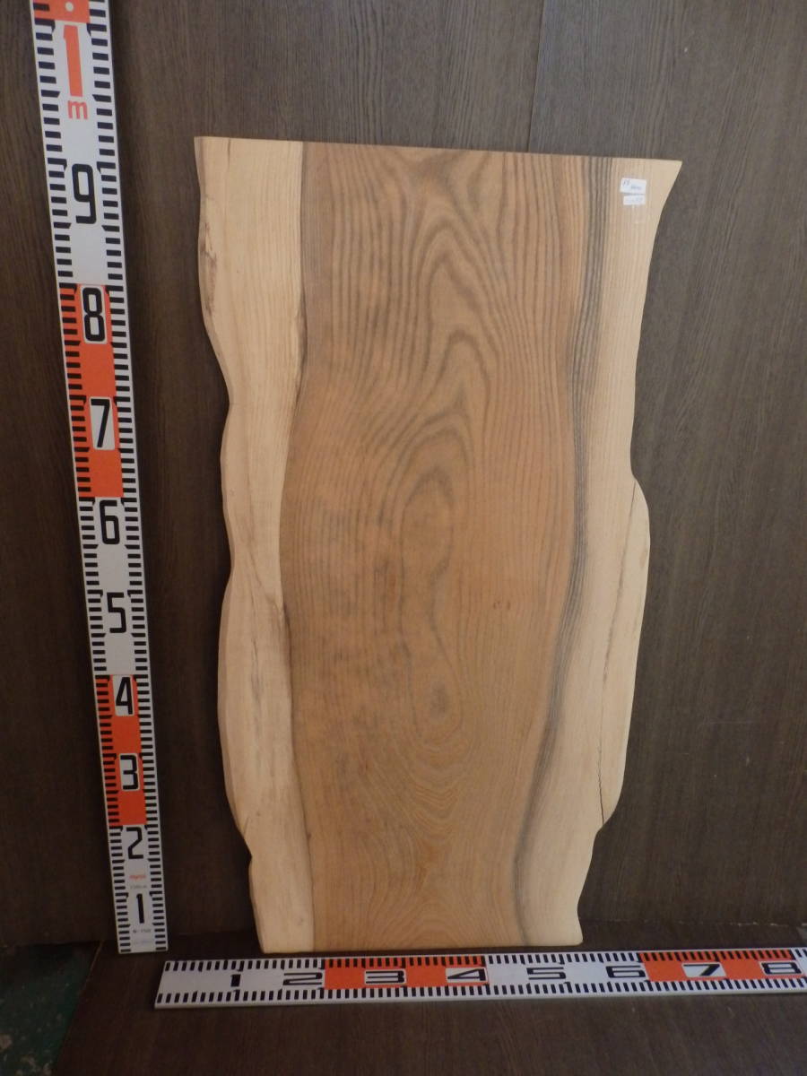 b1110933●約92.5cm×47cm×1cm 欅☆無垢板1枚板 木材 板 DIY 板材 天板 棚板 テーブル 看板 花台など種類豊富!拍卖