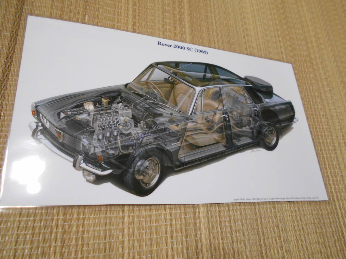 精密透視イラスト ローバー2000SC(1969)拍卖