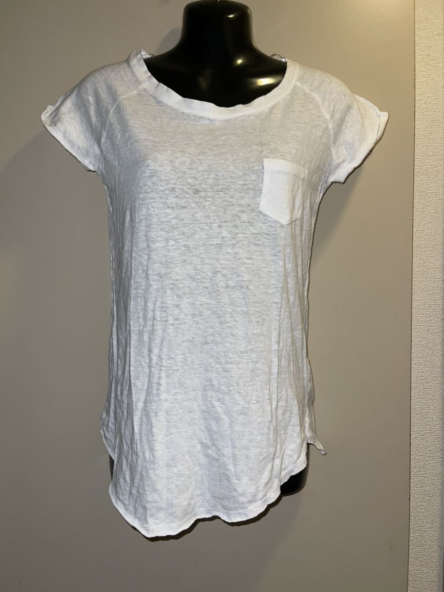 ZARA 半袖Tシャツ ホワイト 新品タグ付き Mサイズ拍卖