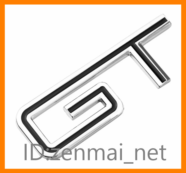 R279 フォードマスタング シェルビー GT メタルエンブレム 金属製 メタルバッジ カラー:ブラック拍卖