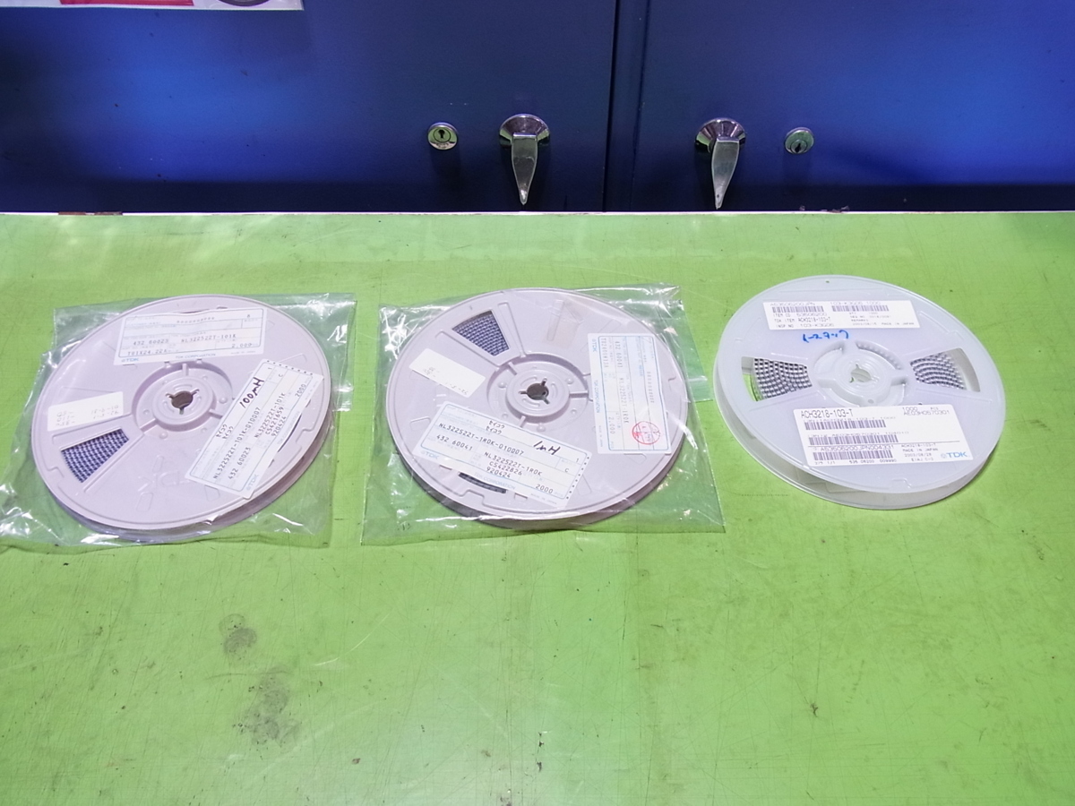 ■■【即決】TDK 電子部品 3リールセット NL-322522T-101K NL-322522T-1R0K ACH3218-103-T 使いかけ・未使用 現状でお願いします拍卖