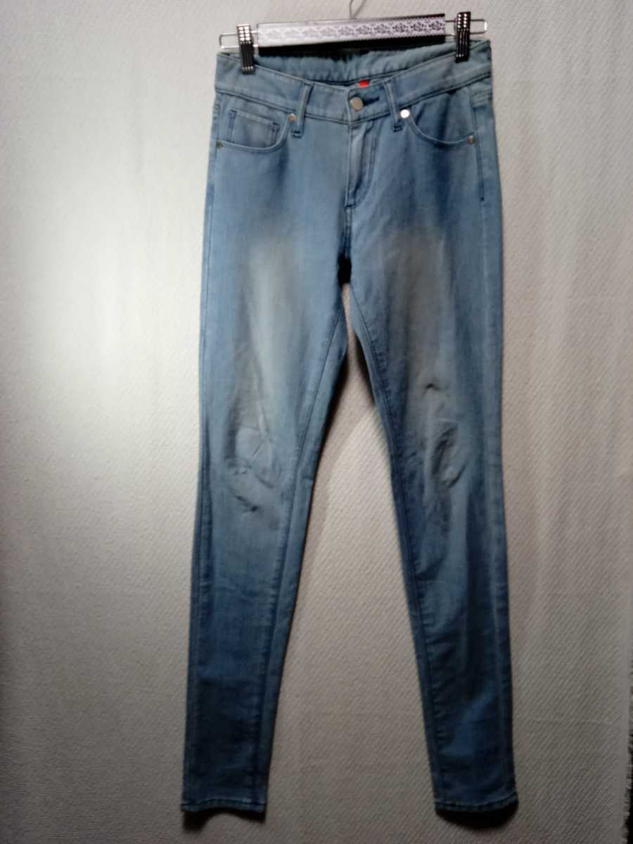 ● 40★ユニクロはきやすいストレッチスキニーパンツ S拍卖