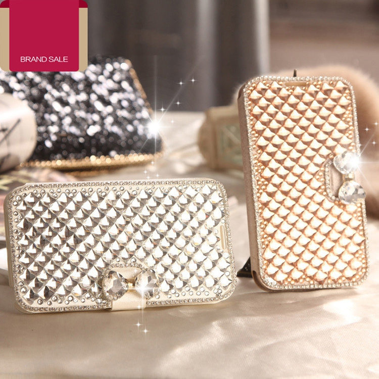 iPhone13 Mini ケース アイフォン13 ミニケース Apple 保護 カード収納あり 横開き キラキラ デコ ストーン ゴージャス かわいいリボン拍卖