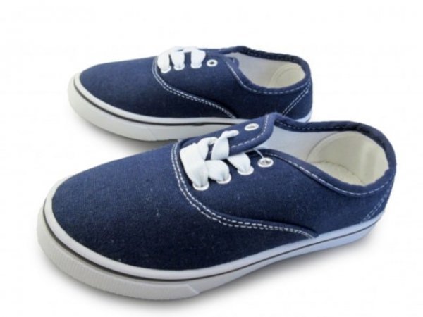 1円~AL423新品AAAローカット/レースアップスニーカー19NAVYkids拍卖