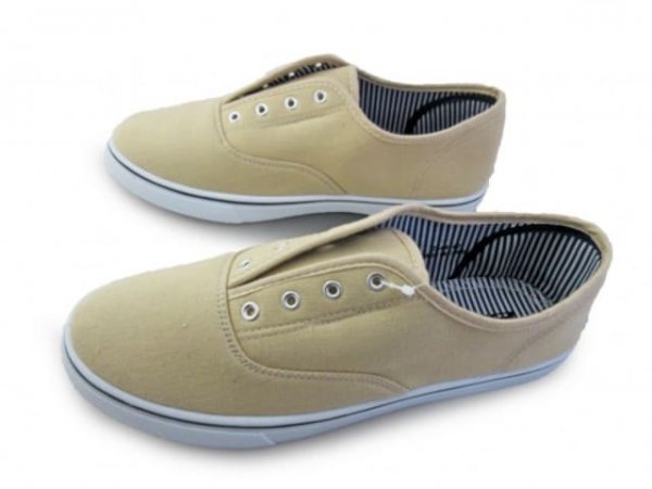 1円~AL467新品AAAローカット/スリッポンスニーカー23㌢BGkids拍卖