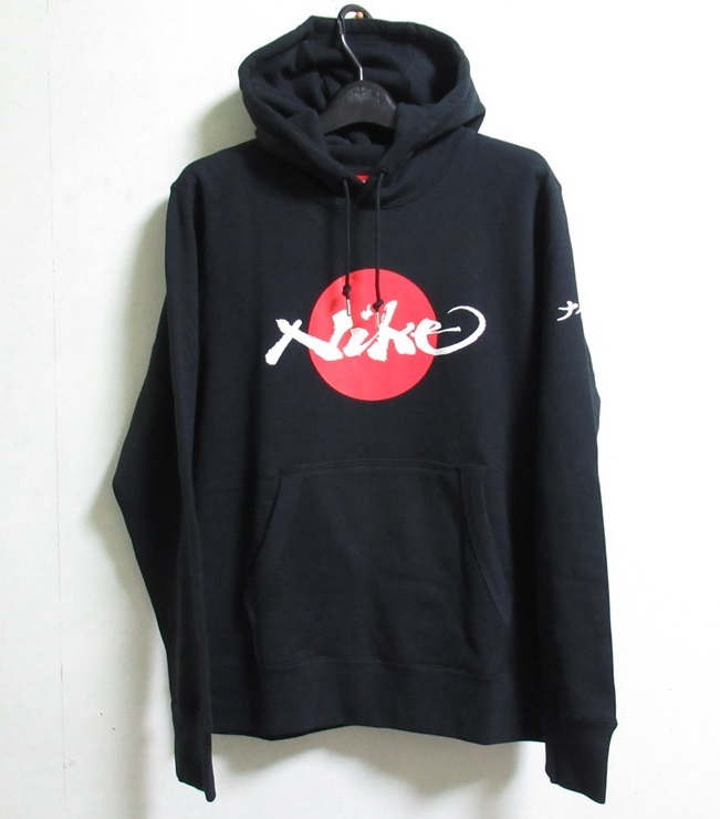NIKE TOKYO STYLE HOODIE 80s 復刻 ブラック M ナイキ パーカー スウェット 日の丸 カタカナナイキ DN3742-010拍卖