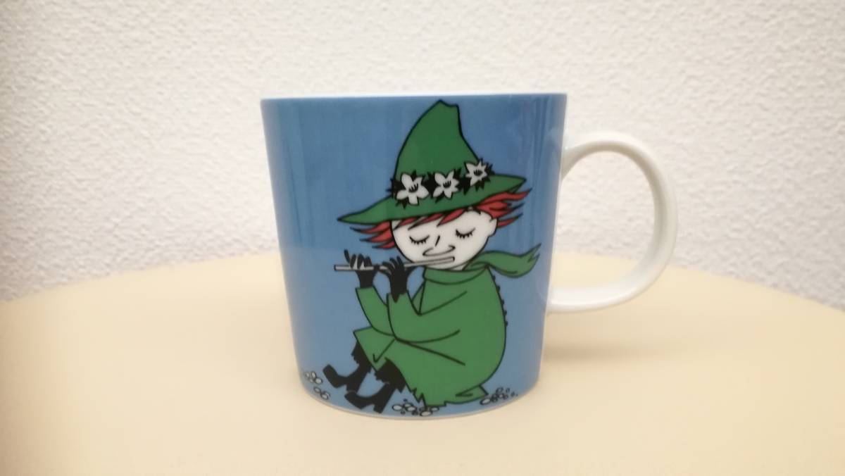 新品 アラビア ARABIA ムーミン マグカップ スナフキン 廃盤拍卖