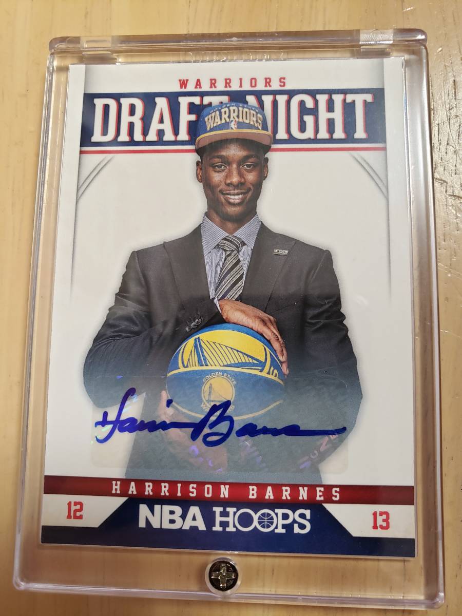 レア Rookie SP サイン 2012 -13 Panini Hoops Draft Night HARRISON BARNES Auto RC / ハリソン バーンズ Autograph (1x NBA Champion)拍卖