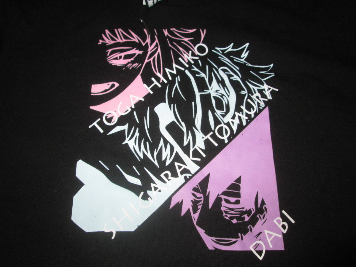 〇。゜〇新品!僕のヒーローアカデミア フードつきトレーナー裏起毛タイプ 黒 L 〇゜。〇拍卖