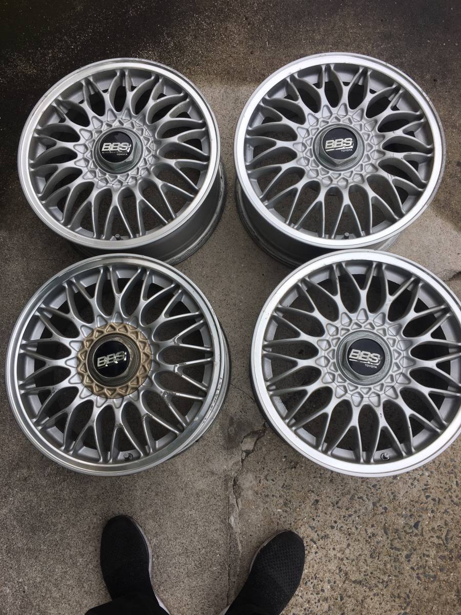 トヨタ純正OP BBS 16インチ 7J +45 5H 114.3 RG173 レストア 加工ベースに 裏面フラット 福岡 北九州 輸出 八幡拍卖