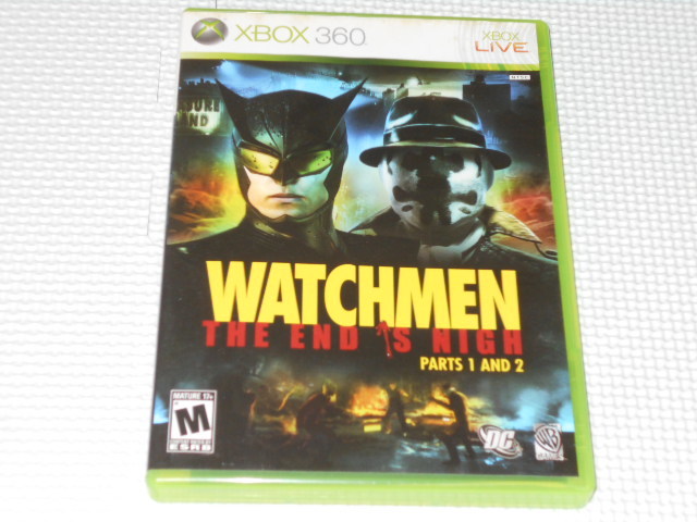 xbox360★WATCHMEN THE END IS NIGH PARTS 1 AND 2 海外版(国内本体動作可)★箱付・説明書付・ソフト付拍卖