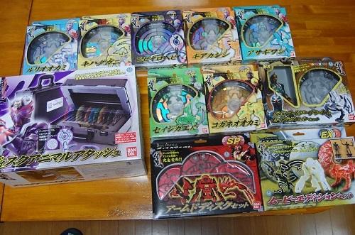 A 仮面ライダーヒビキ 響鬼 ディスクアニマル ディスクアニマルアタッシュ まとめて 11点セット フィギュア EX SP拍卖