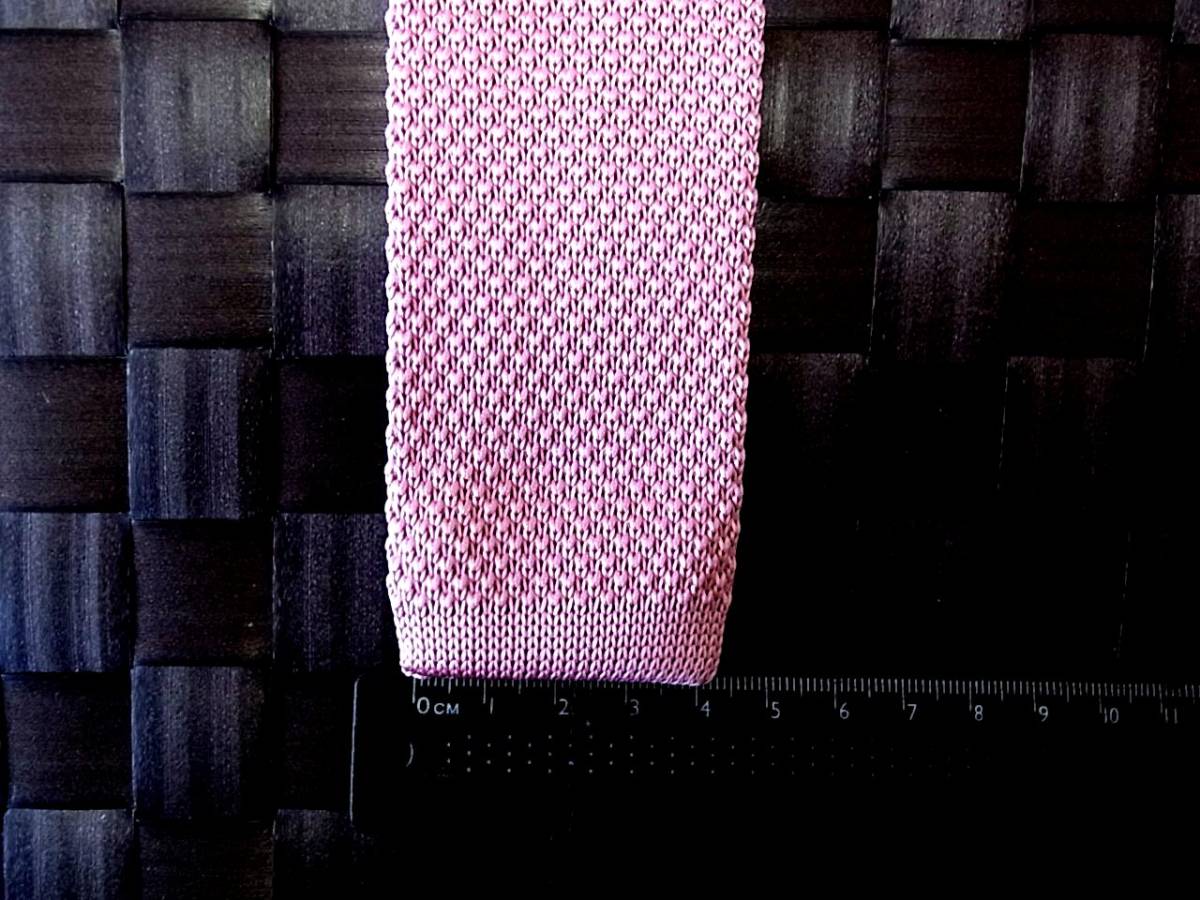 【美品 ニットタイ】0768 【ユニクロ】ネクタイ♪拍卖