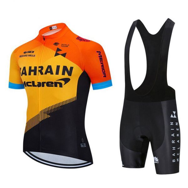 新品 サイクルジャージ 上下セット No99 Mサイズ バーレーン フルジップ ウェア 半袖 メンズ サイクリング MTB 自転車 ロードバイク拍卖
