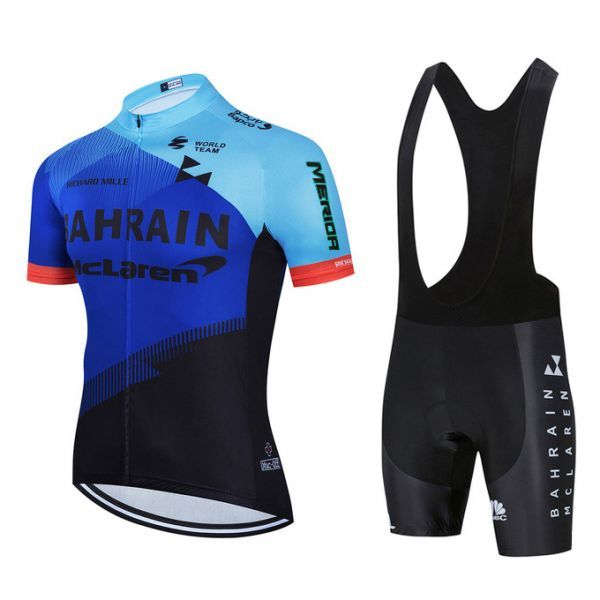 新品 サイクルジャージ 上下セット No98 Mサイズ バーレーン フルジップ ウェア 半袖 メンズ サイクリング MTB 自転車 ロードバイク拍卖