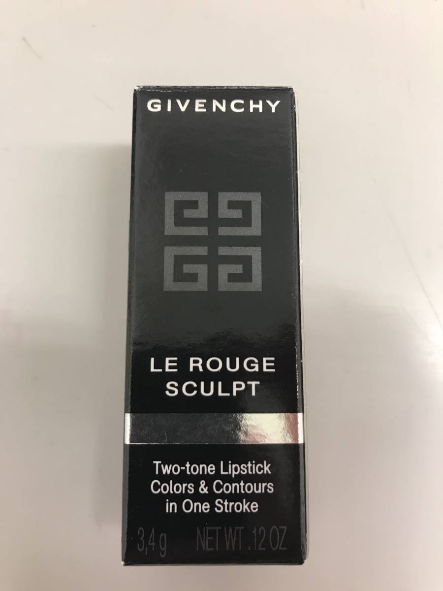 GIVENCHY ジバンシィ 未使用 ルージュ ジバンシィ スカルプト リップスティック 01 口紅 132878-52(42)拍卖