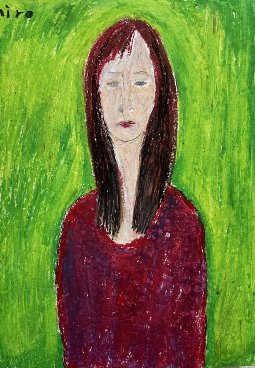 絵描きhiro C「緑地で」拍卖