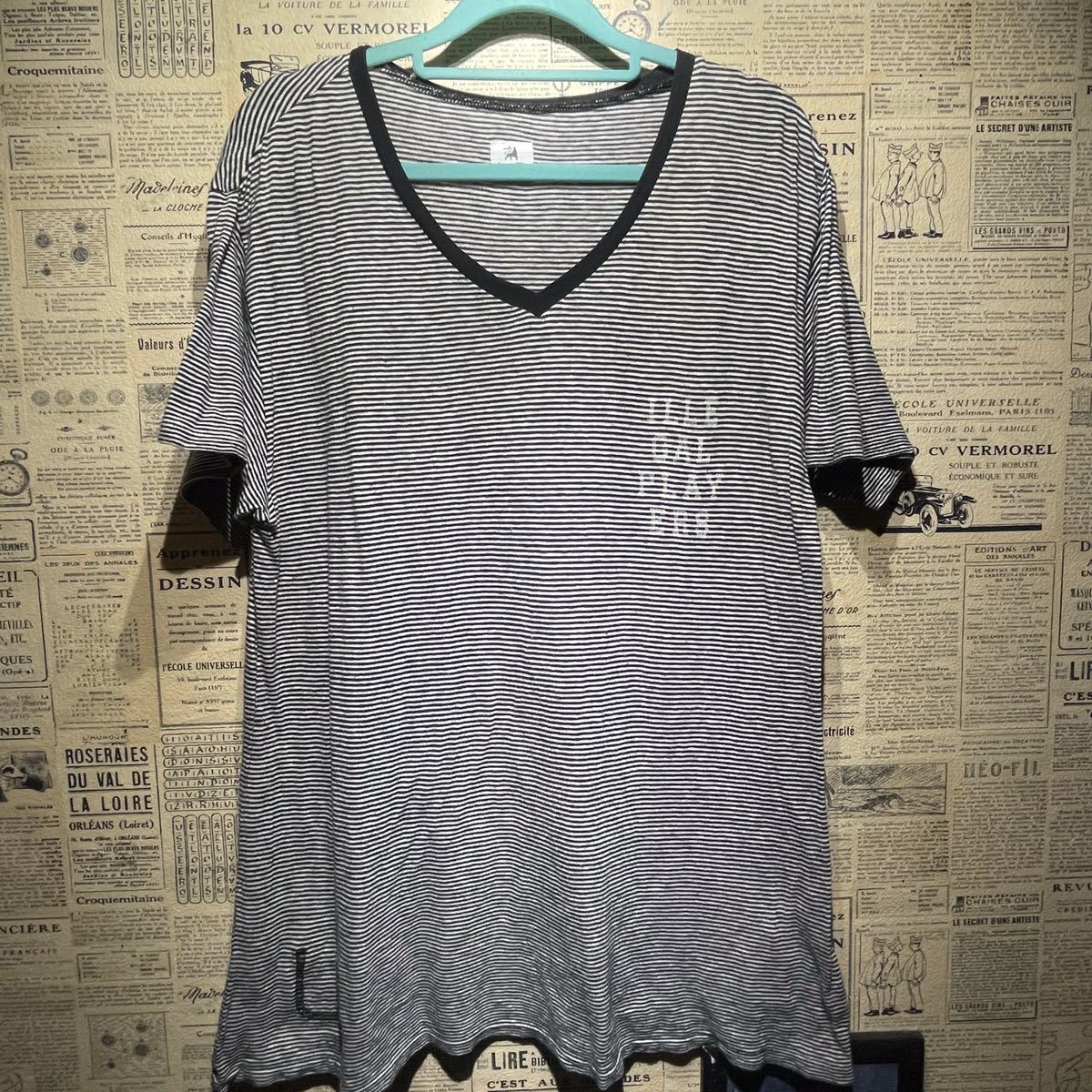 SASQUATCH fabrix サスクワッチファブリックス VネックTシャツ size L拍卖