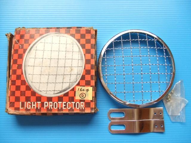 当時物 160パイ ヘッドライト用 ライトプロテクター ライトガード 旧車 ライトカバー族車カフェレーサー暴走族 16cm 丸型 丸形 丸目 sub 2拍卖