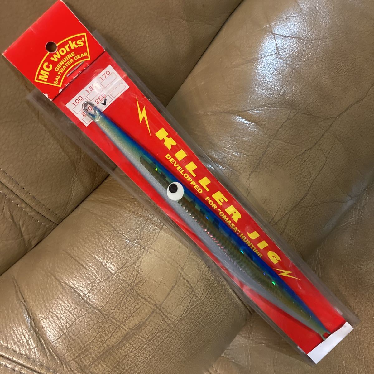 250g キラージグ 新品② MCワークス ヒラマサ 大政 ブリ 根魚 青物 ショア ジギング ジグ オフショア MC WORKS KILLER JIG拍卖