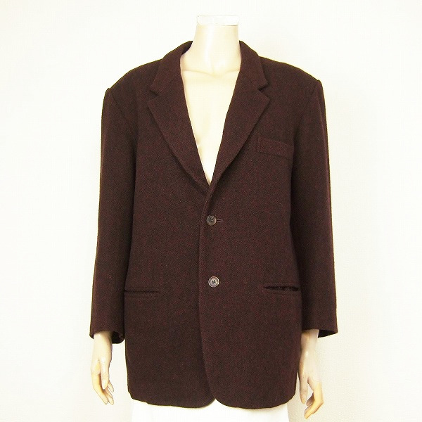 新品同様★ケイコキシバイノッシュ*KEIKO KISHI by nosh*ラム&カシミヤ混*オーバーサイズ*ツイードジャケット*大きいサイズ.4L.17号相当拍卖