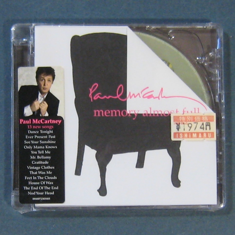 ★新品未開封・初回限定盤★ Memory Almost Full / Paul Mccartney拍卖