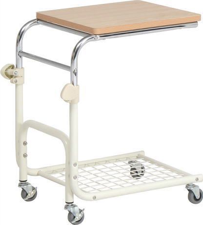 ベッドテーブルBT-018WHキャスター付き88856-70394拍卖