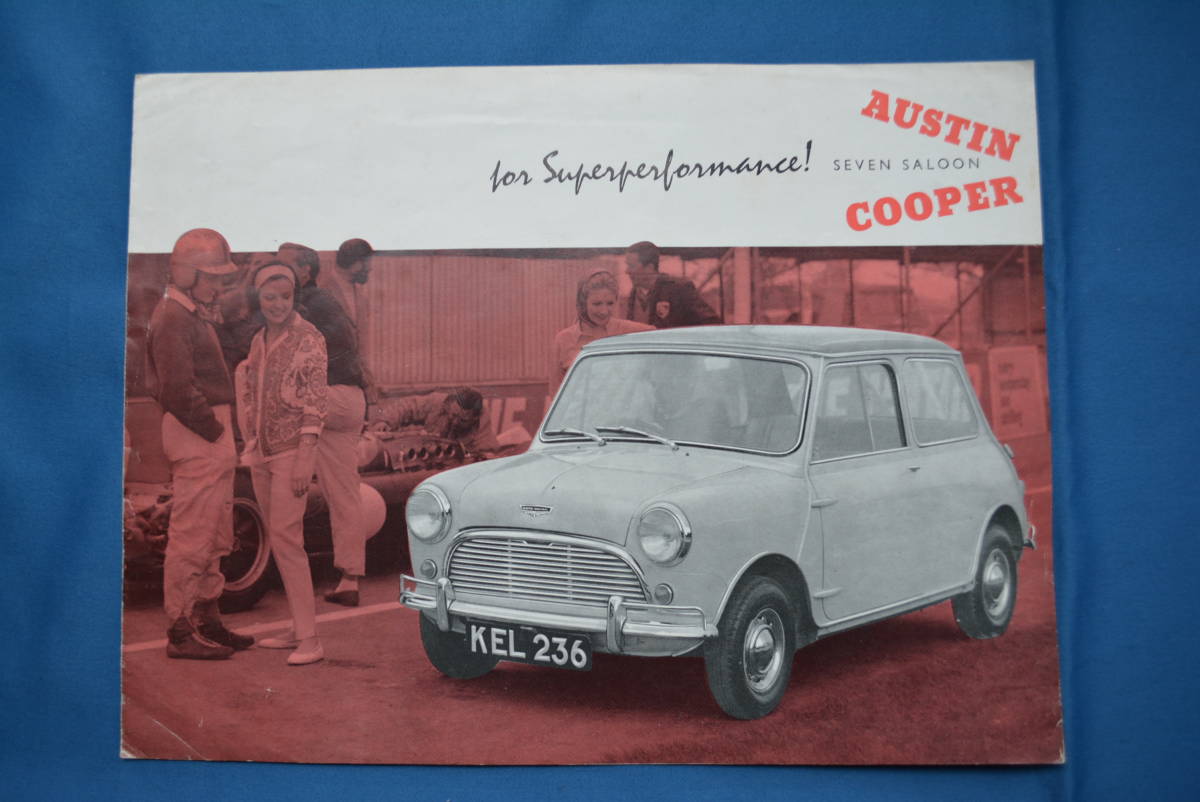 当時物 AUSTIN SEVEN SALOON COOPER / オースチン・ミニ 997クーパー Mk-1 カタログ USED品拍卖