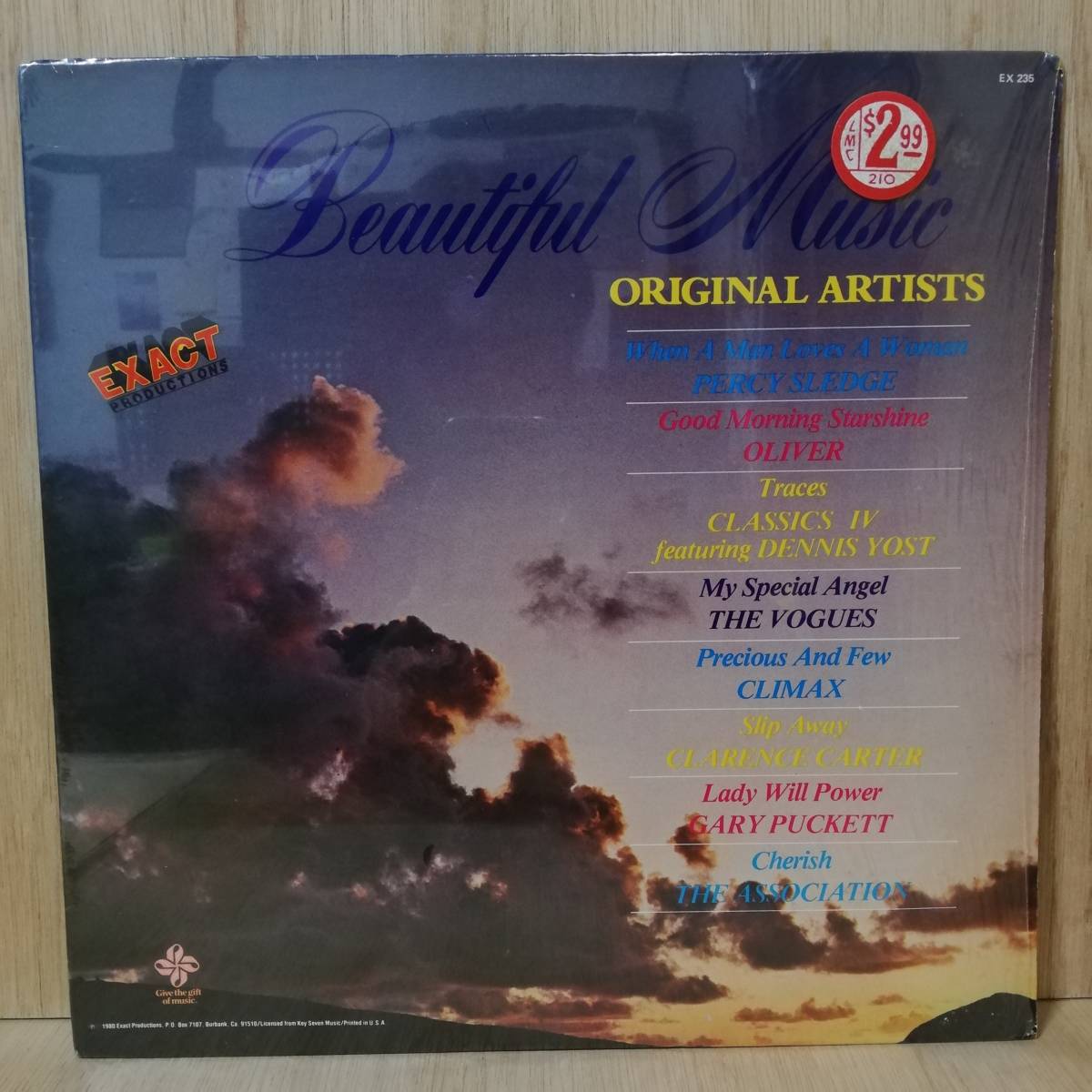 【LP】US盤 - V.A. - EXACT PRODUCTIONS BEAUTIFUL MUSIC ORIGINAL ARTISTS - EX235 - *15拍卖