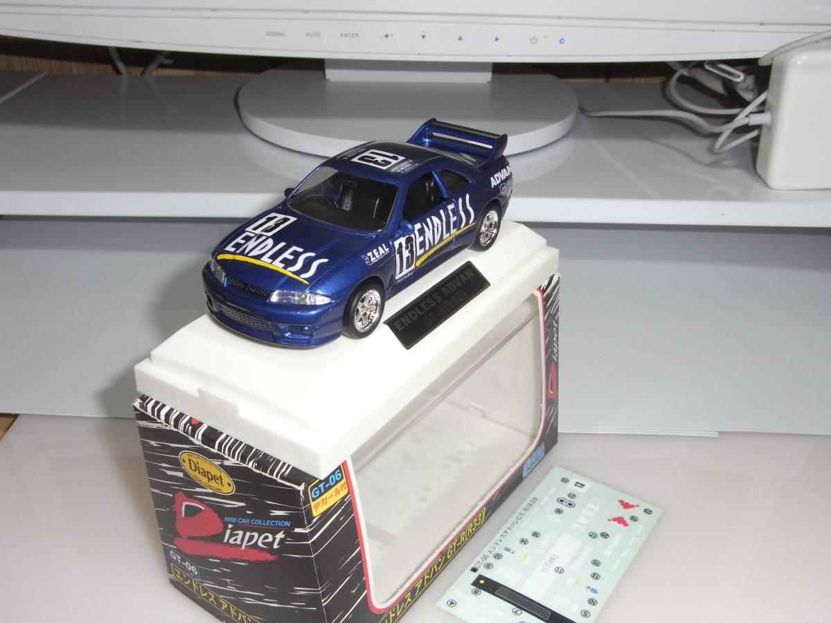 ◯ 〔日本製〕【新品】セガ・ダイヤペット★日産 スカイライン・エンドレス アドバン GT-R (R33) 【絶版品/極上美品/超貴重品】拍卖