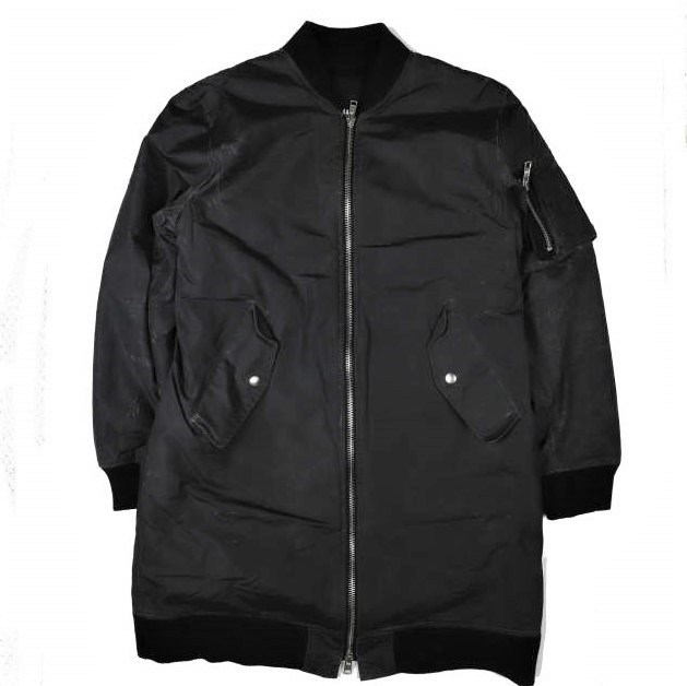 HERMAN HOMME ハーマンオム カナダ製 裏ボア ボンバーコート M ブラック MA-1 フライトジャケット アウター mc67440拍卖