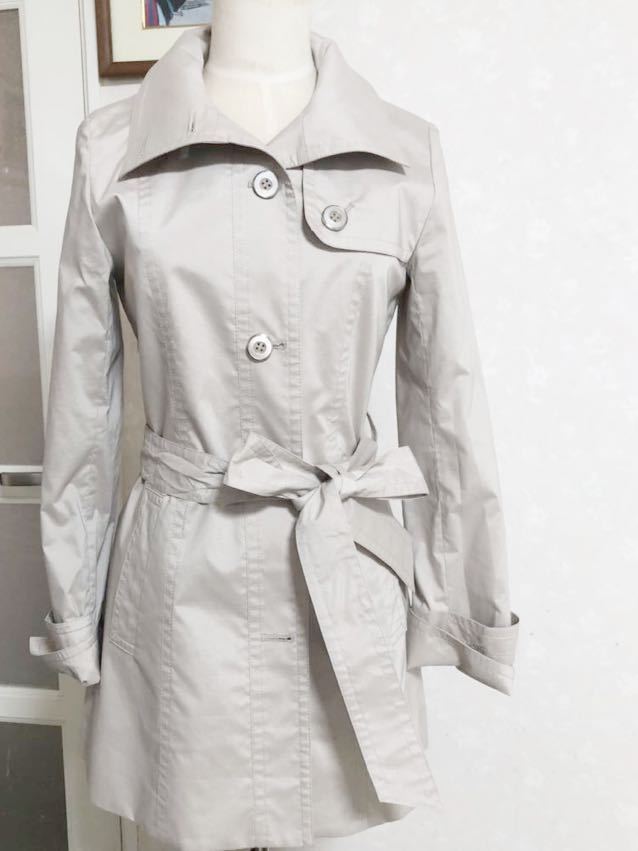 美品 22OCTOBRE トレンチコート Mサイズ ベージュ拍卖