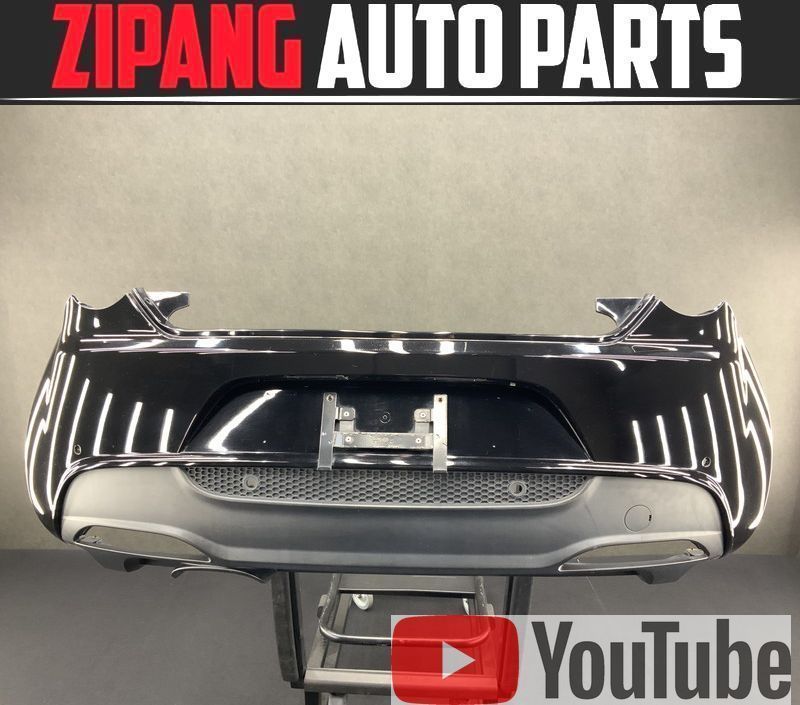 AR016 955 アルファ ミト クアドリフォリオ ヴェルデ 純正 リア バンパー ◆601 ブラック 【動画有り】◎★即決★拍卖