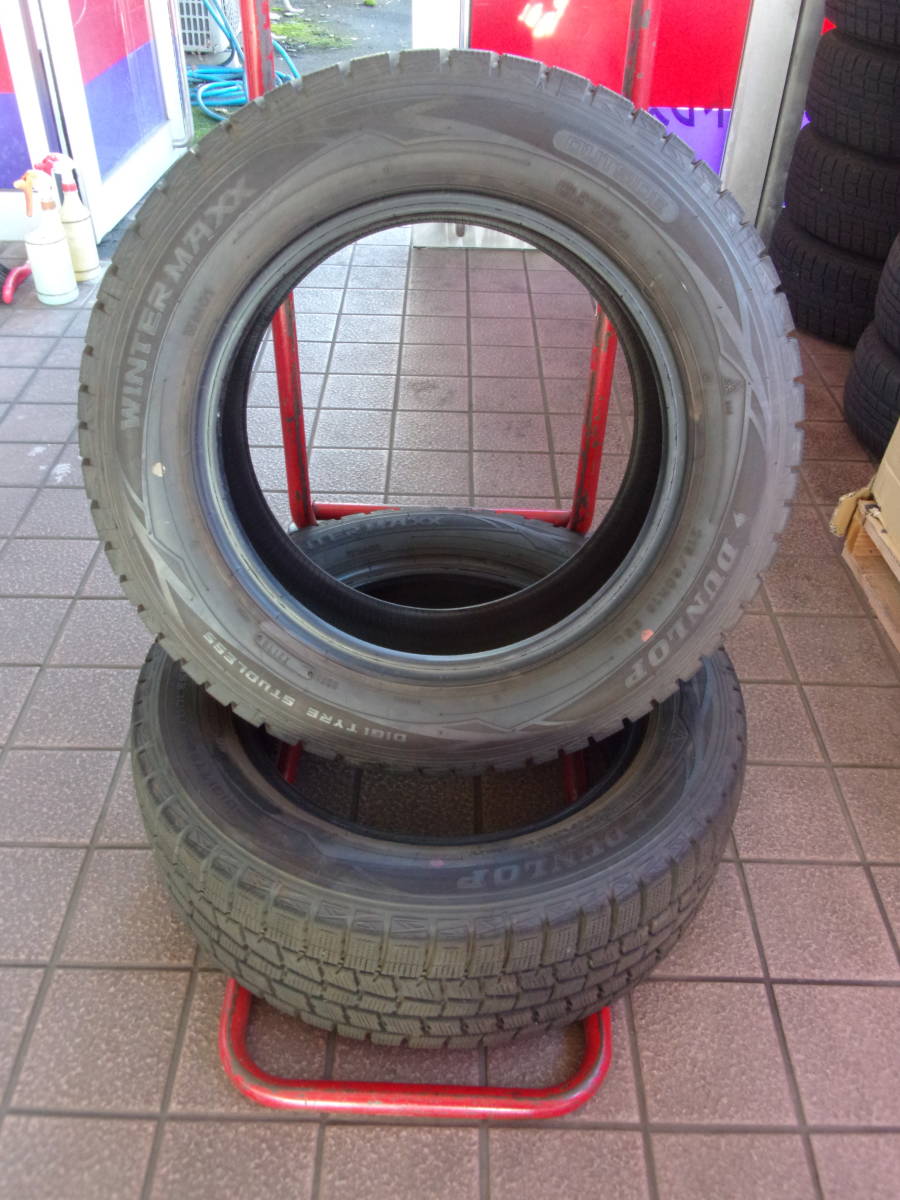 ♪S2987 ダンロップ ウィンターマックスWM01 215/60R16 2018年製 9分山 2本セット♪拍卖