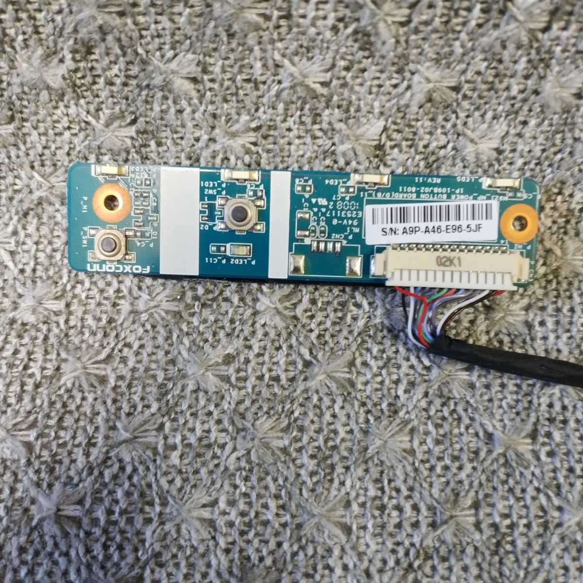 即日発送 送料198円★ SONY VPCL129FJ PCV-A1113N 等用 ★ 電源ボタンボード 1P-109BJ02-8011 ケーブル356-0111-6150 ★ 動作確認済 G268拍卖