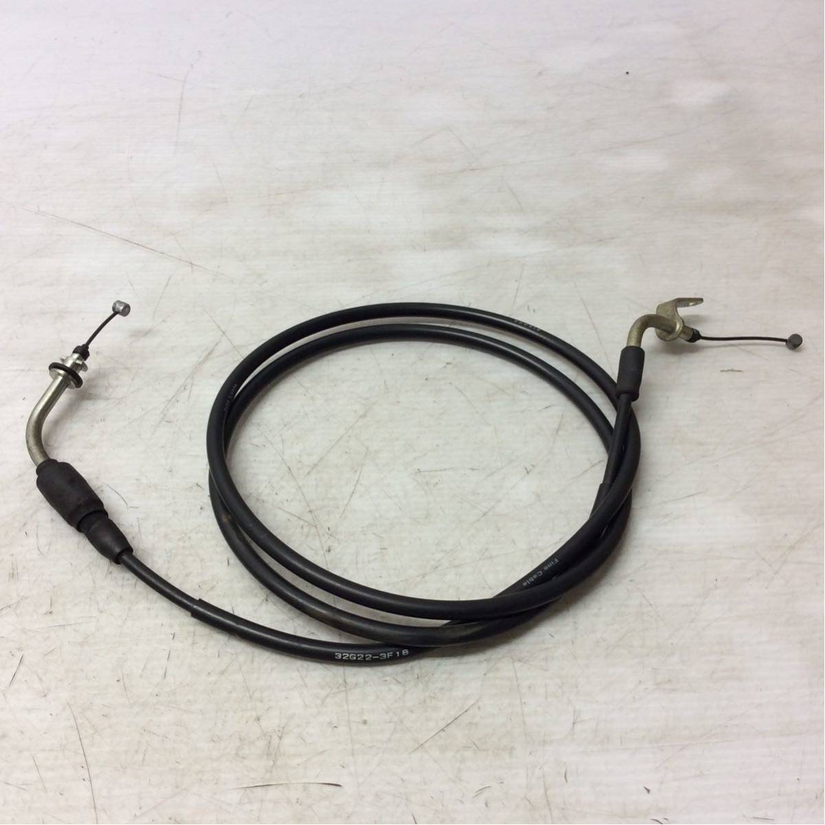 F25-50 スズキ レッツ4 CA45A アクセルワイヤー 動作確認済み 純正部品 固着なし拍卖