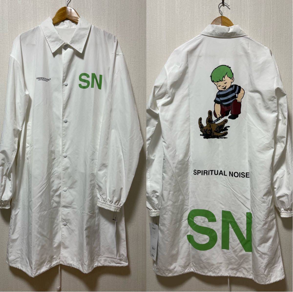 アンダーカバー UNDERCOVER ホワイト ロングコートジャケット 4拍卖