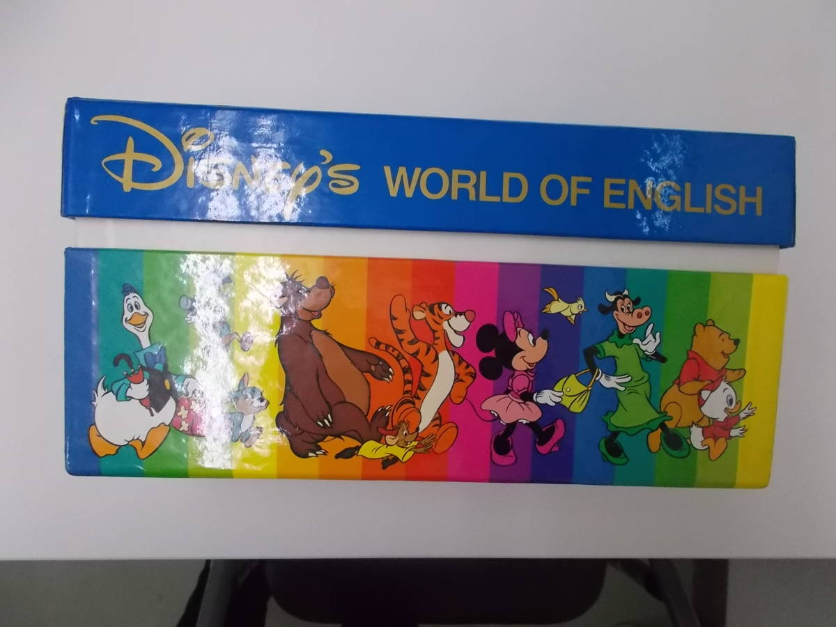 70-00088 - ディズニー WORLD OF ENGLISH 箱のみ 送料無料 中古品 箱にスレ有拍卖
