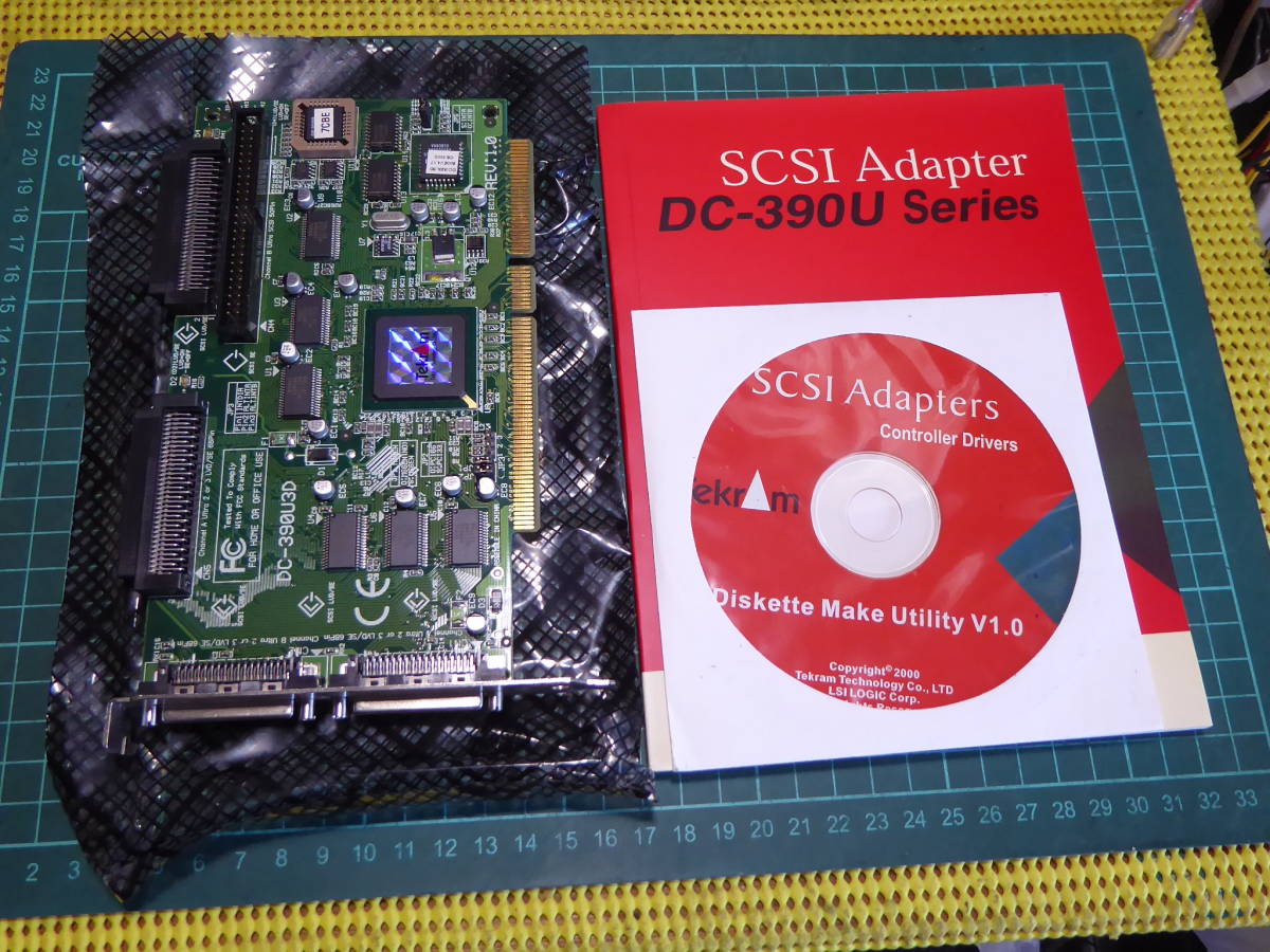 TeKram DC-390U3D Dual Ultra 160 SCSI カード 211129101拍卖