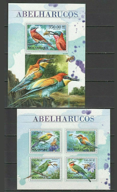 「BRF78」モザンビーク切手 2016年 鳥拍卖