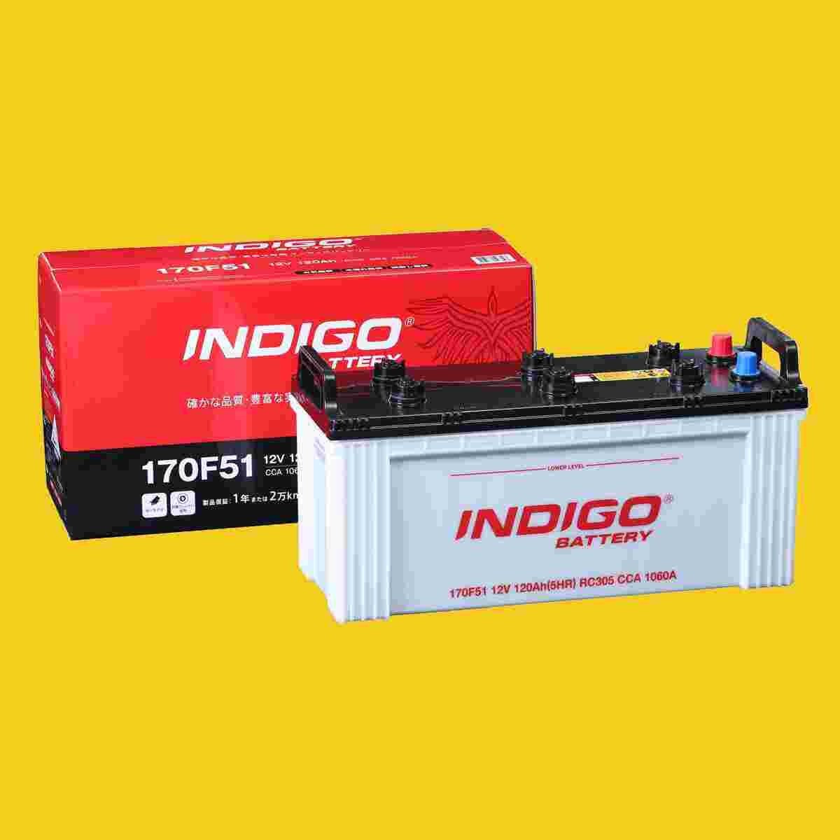 【インディゴバッテリー】170F51 石川島播磨重工業 クローラークレーン K400B 互換:170F51,150F51新品 保証付 トラック 重機用 即納拍卖