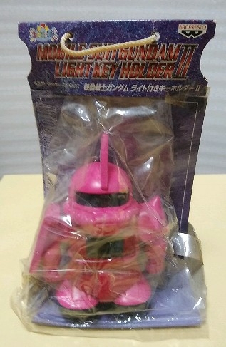 ◆◇MOBILE SUIT GUNDAM LIGHT KEY HOLDER 2 シャア専用ザク バンプレスト◇◆拍卖